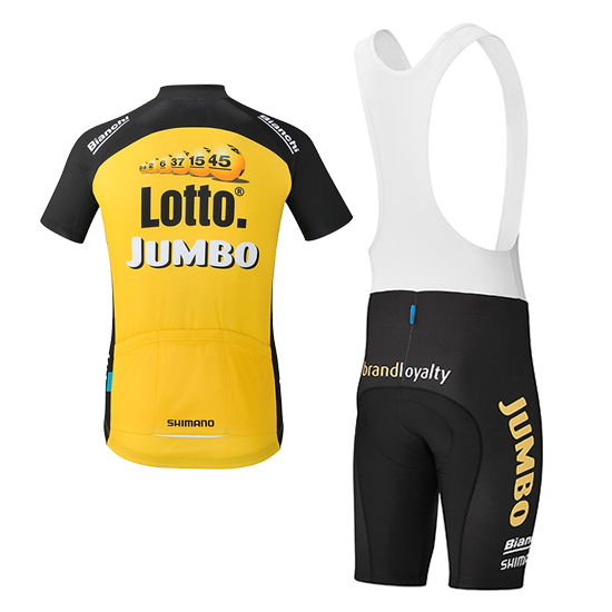 Abbigliamento Lotto Jumbo 2017 Manica Corta e Pantaloncino Con Bretelle giallo - Clicca l'immagine per chiudere
